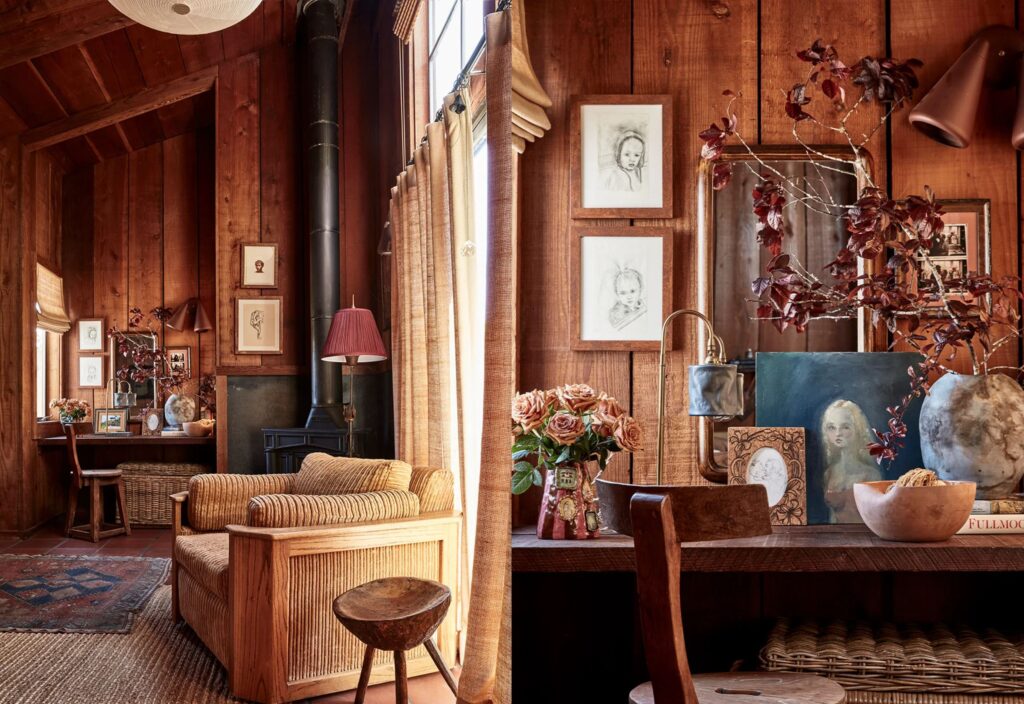 Folklore and Evermore inspired cabin. Interior Design in Taylor Swift's Eras